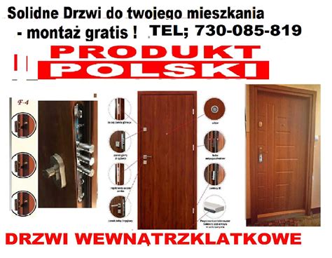 Drzwi Zewn Trzne Wej Ciowe Antyw Amaniowe Z Monta Em Tanio Sosnowiec