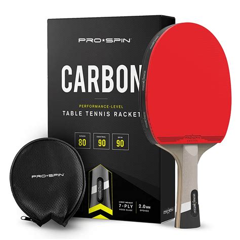 Buy Pro Spin Carbon Fiber Ping Pong Paddle Elite Series Ply Blade