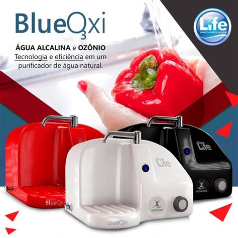 Filtro Purificador Top Life Ozônio Alcalino Blue Oxi He Frete grátis