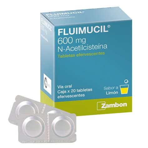 Fluimucil N Acetilcisteina Mg Zambom Caja X Tabletas