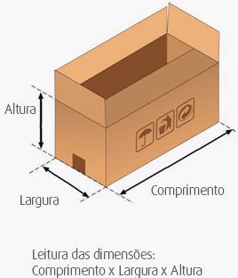 Como Medir uma Caixa Caixas de Papelão Vision