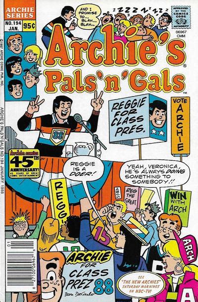 Gcd Cover Archies Pals N Gals 194