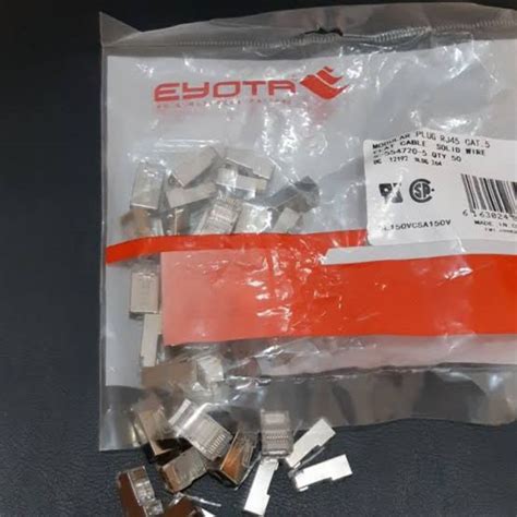 Jual KONEKTOR RJ45 EYOTA METAL ATAU BESI Isi 50pcs Shopee Indonesia