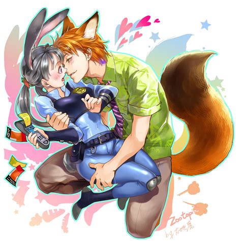 Nick Wilde X Judy Hopps Fan Art