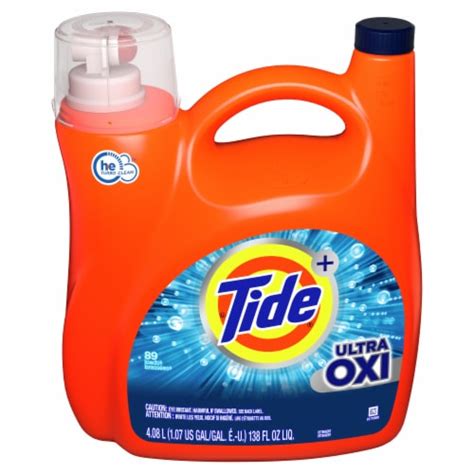 Tide Ultra Oxi Liquid Laundry Detergent, 138 fl oz - QFC