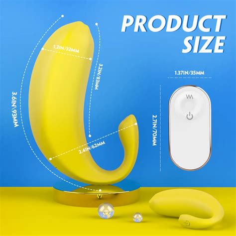 Hot On Silicone Sextoy Banana Shaped Clitoral Vibrator Eggs Vibrating