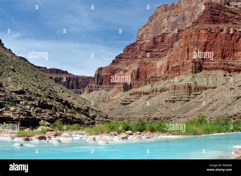 colorado river grand canyon national park arizona stock photo