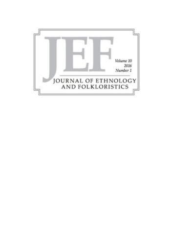 Journal of Ethnology and Folkloristics