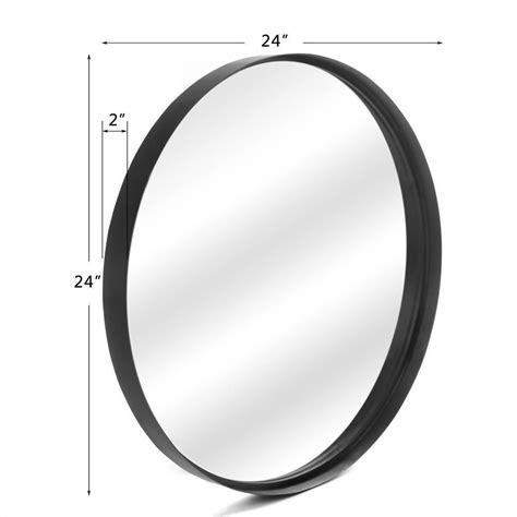 15 The Best Round Metal Framed Wall Mirrors