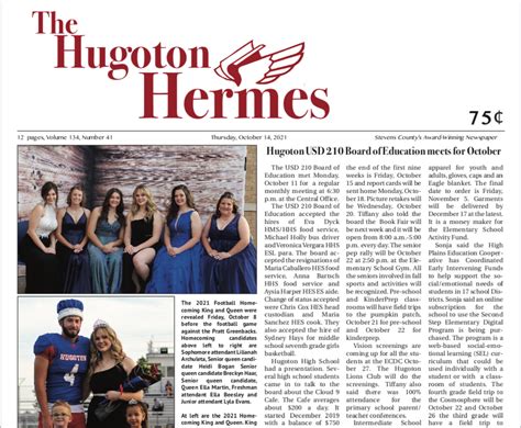 October 14 2021 Hugoton Hermes News