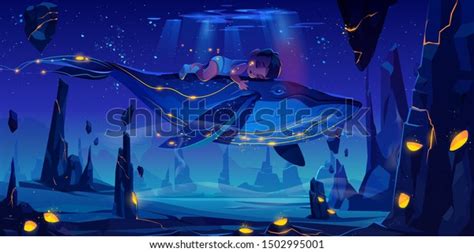 Fantasy Child Dream Fairy Tale Background Stock Vector (Royalty Free) 1502995001 | Shutterstock