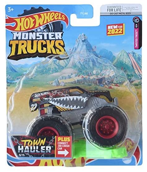 Hot Wheels Monster Trucks Town Hauler (Twisted Tredz) 1:64 Scale ...