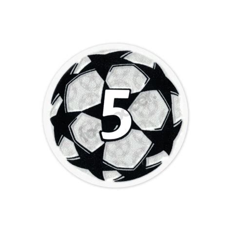 Badge Patch UEFA Champions League 5 Ligue Des Champions FSPRO