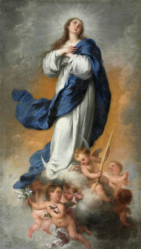 The Immaculate Conception 1680 Painting By Bartolome Esteban Murillo Pixels