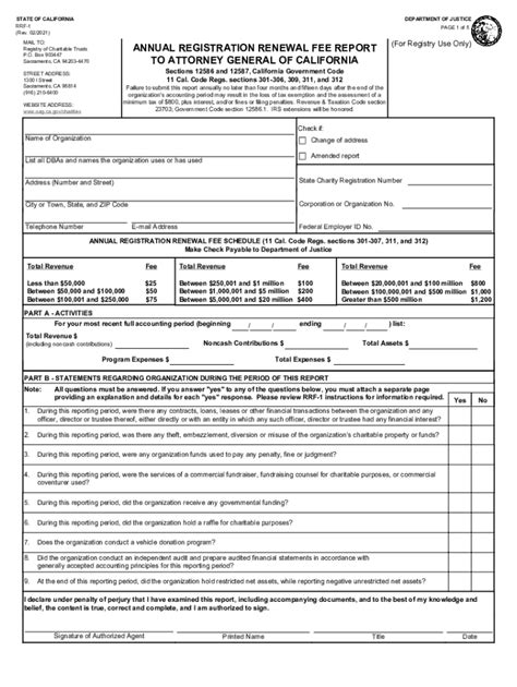 Fillable Online Form Ca Rrf Instructions Fill Online