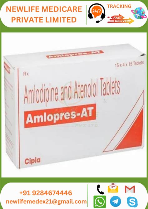 Amlopres AT Amlodipine Tablet 30 Tablets In 1 Strip Prescription At