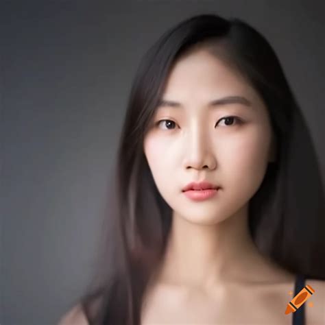 Close Up Portrait Of A Young Asian Woman