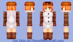 Minecraft Snow Golem Girl