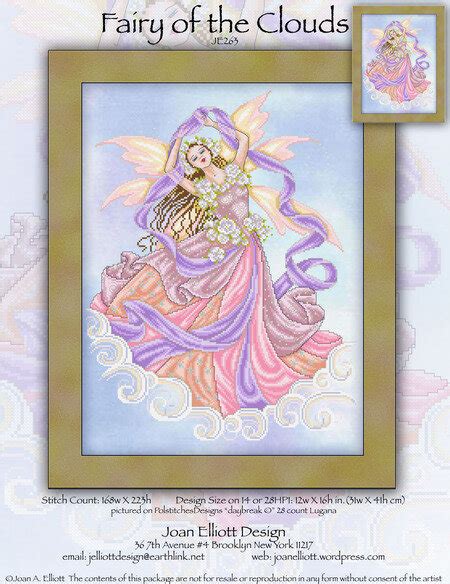 Joan Elliott Fairy Of The Clouds Cross Stitch Pattern 123Stitch