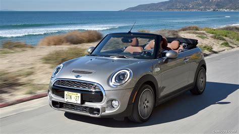 2016 MINI Cooper S Convertible (Color: Melting Silver Metallic) - Front | Caricos