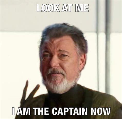 I am the captain now : r/startrekmemes