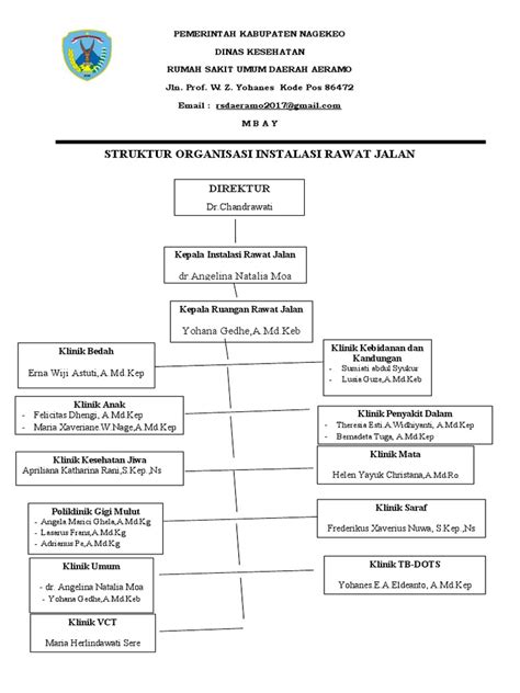 Struktur Organisasi Instalasi Rawat Jalan Pdf