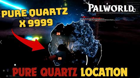 Palworld BEST LOCATION TO MINE PURE QUARTZ YouTube