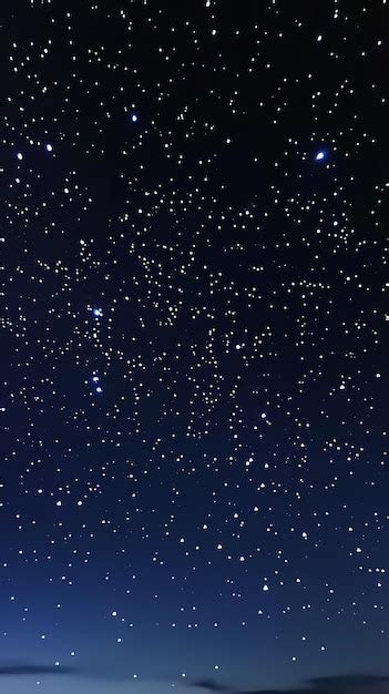 Un Cielo Nocturno Lleno De Estrellas Foto Premium