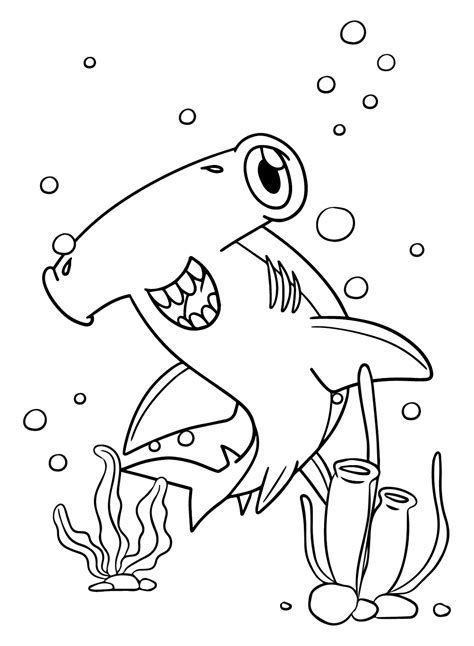 24 Hammerhead Shark Coloring Pages - ColoringPagesOnly.com