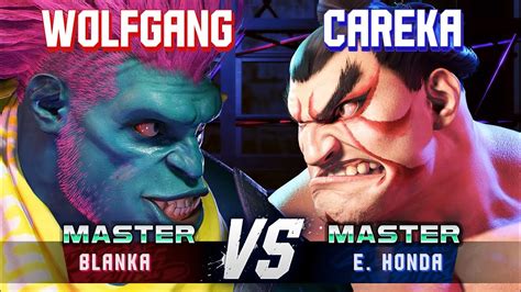 Sf Wolfgang Blanka Vs Careka E Honda High Level Gameplay Youtube