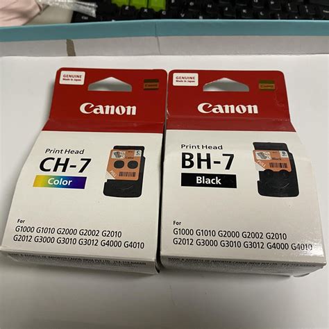 Original Printhead BH 7 Black CH 7 Color For Canon G1000 G1010 G2000