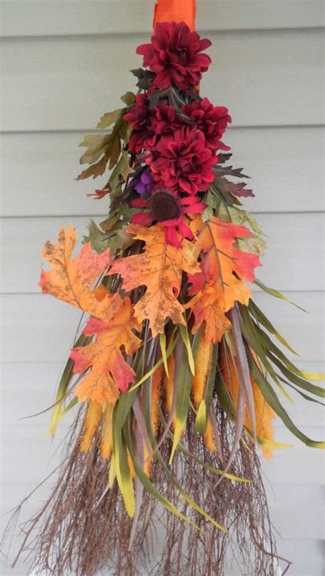 Fall Decor Cinnamon Broom By Marys4everflowers On Etsy