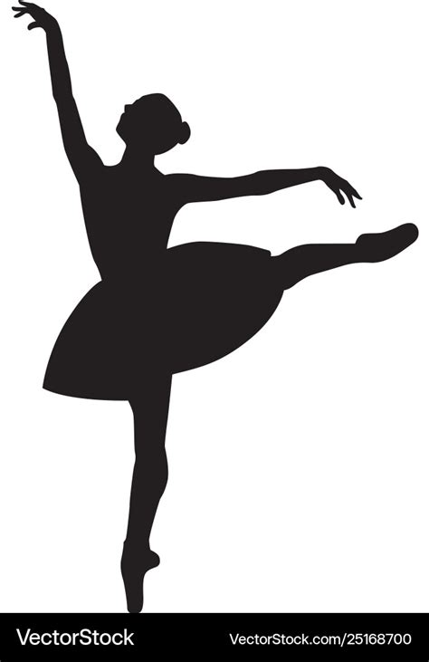 Ballet Dancer Royalty Free Vector Image VectorStock