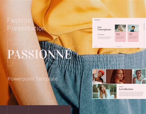 Passionne Fashion Powerpoint Template Templatemonster