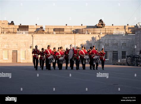 Sunset Ceremony at Fort Henry National Historic Site, Kingston, Ontario ...