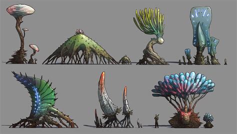 Alien Plants Concept Art