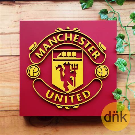 Cuadro 3d Escudo Manchester L