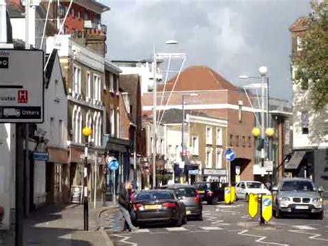 London S Thames Riverside At Surbiton Kingston Town Centre A Sunny