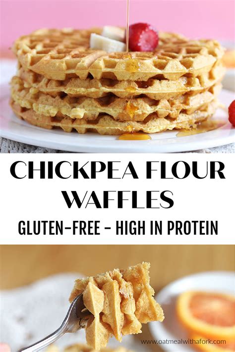 Easy Chickpea Flour Waffles Oatmeal With A Fork