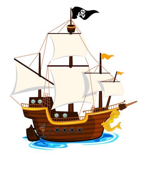 Cartoon Pirate Ship Clip Art