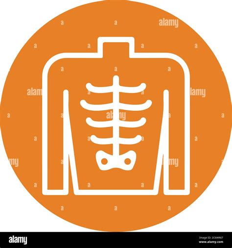 Icono De Rayos X Radiología Gráficos Vectoriales Uso Para Proyectos