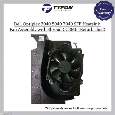 Dell Optiplex Sff Heatsink Fan Assembly With Shroud