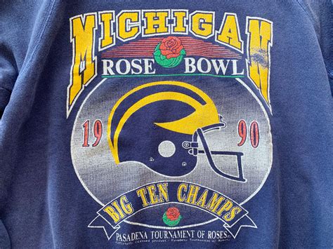 Vintage Sweatshirt | MICHIGAN Rose Bowl 1990 Raglan Crew Pullover ...