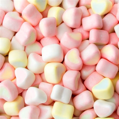 Strawberry Heart Candy Coated Marshmallow - 14.1oz Bag • Unwrapped Candy • Bulk Candy • Oh! Nuts®