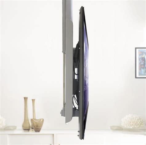 Contemporary TV ceiling mount / swivel / motorized / remote-controlled ...