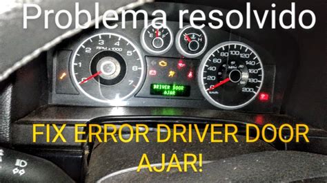 Ford Fusion Driver Door Ajar Fix Problema Resolvido Sensor Porta