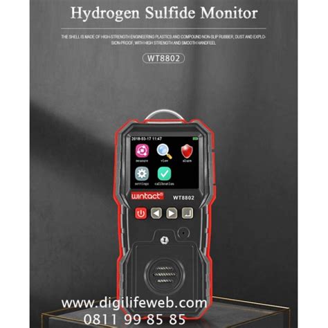 H S Hydrogen Sulfide Gas Monitor Wintact Wt