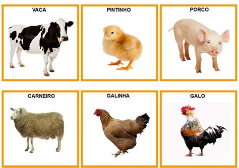 Animais Da Fazenda Em Inglês - 5