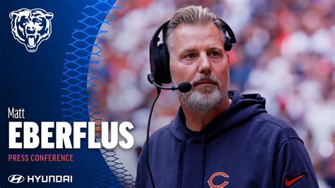 Matt Eberflus On Week 2 Loss Chicago Bears Youtube