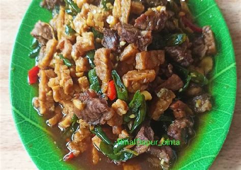 Resep Empis Empis Tempe Daging Sapi Tanpa Santan Khas Temanggung Oleh